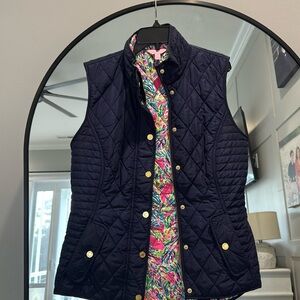 Lilly Pulitzer Navy Vest